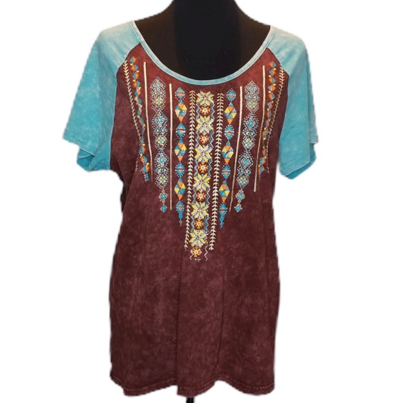 Cowgirl Legend Tops - Cowgirl Legend Decorative  T-shirt.      042